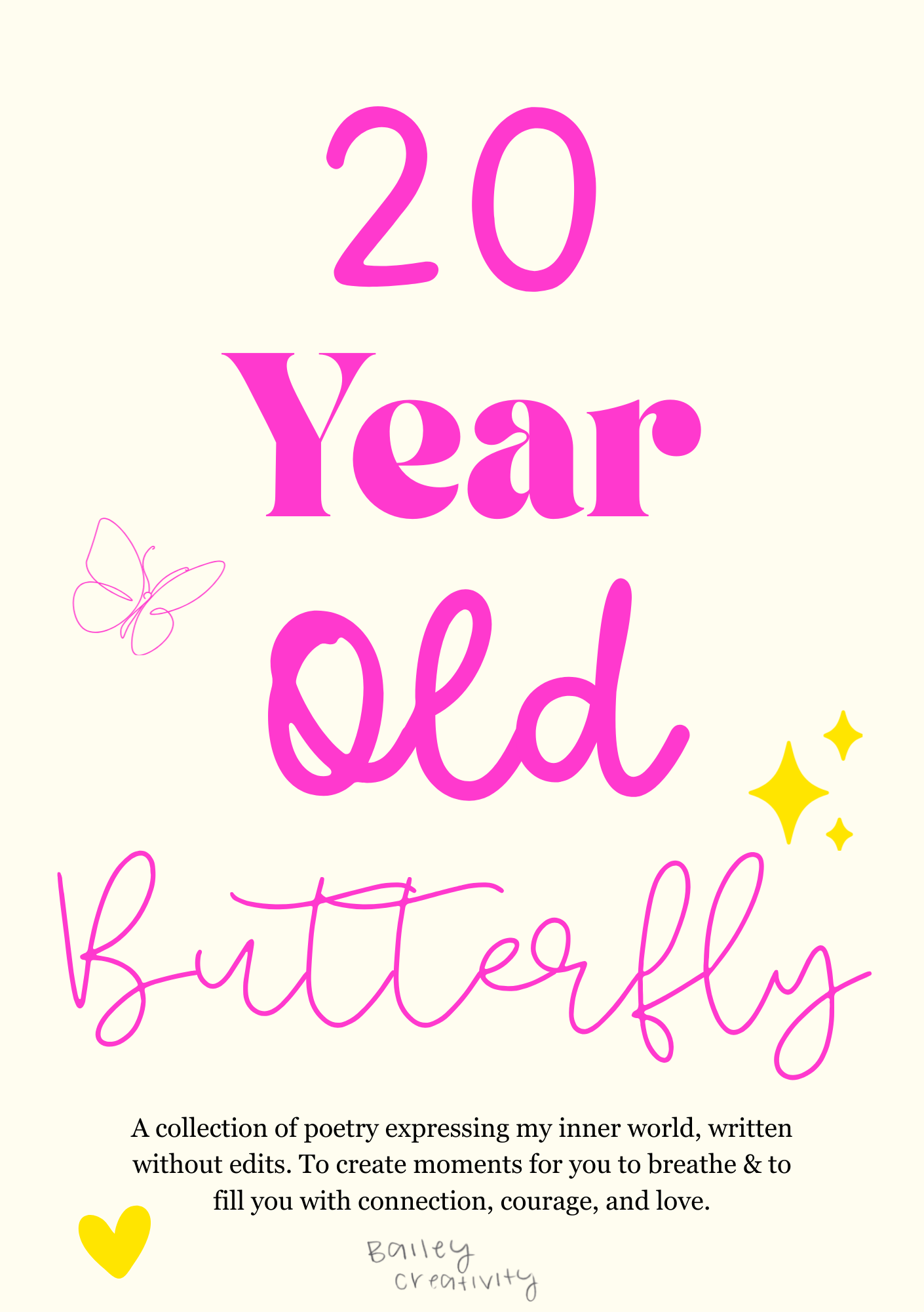 20 Year Old Butterfly - Hardcover
