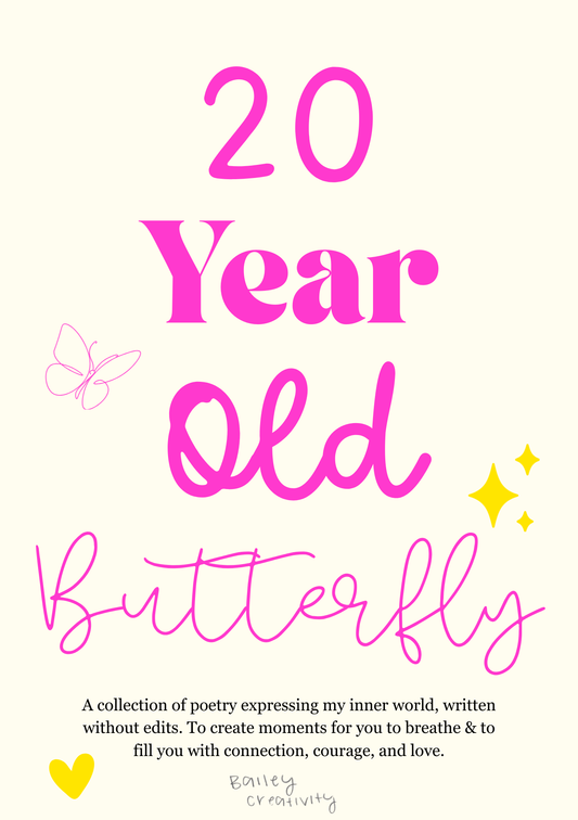 20 Year Old Butterfly - Hardcover