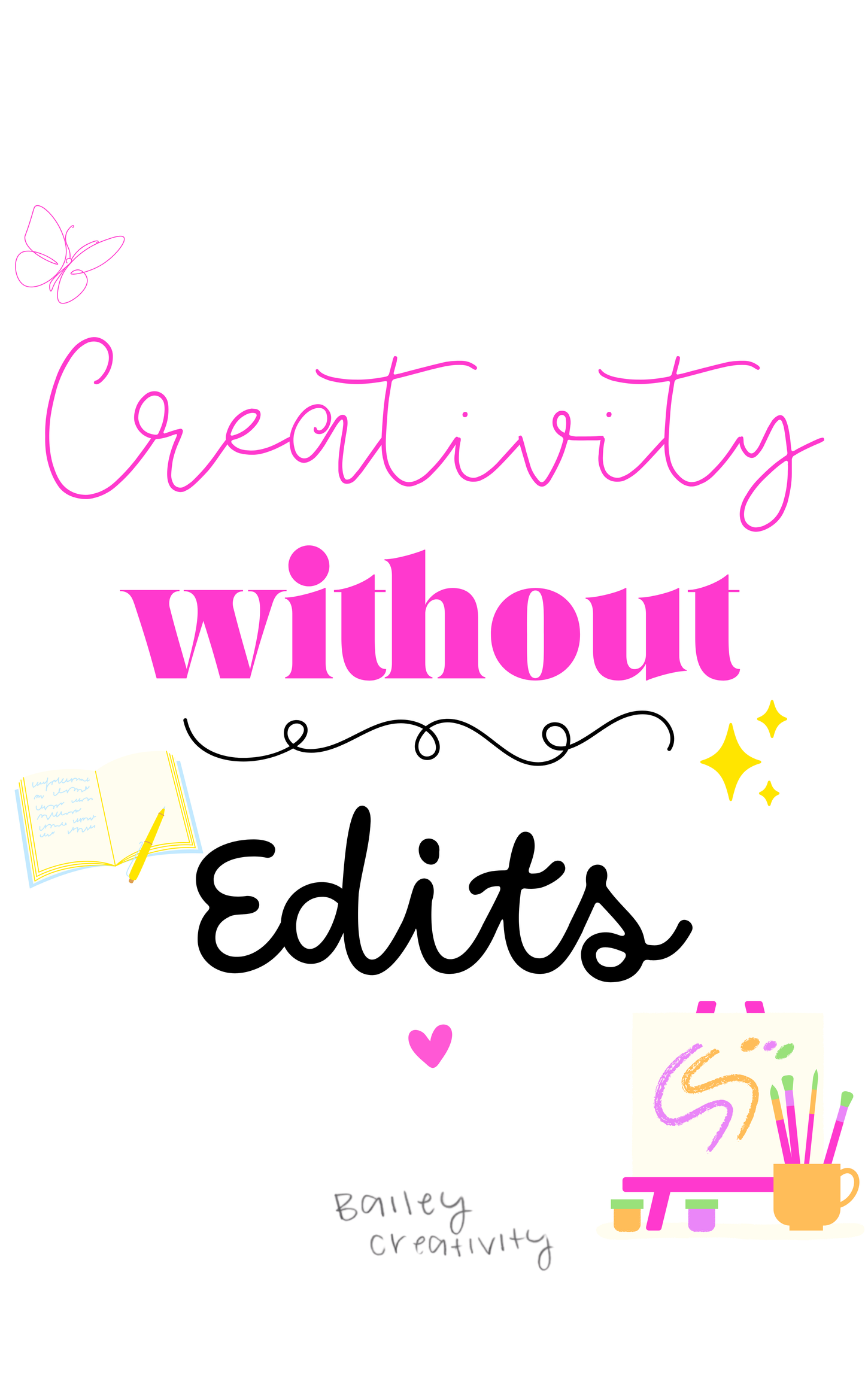 Creativity Without Edits (E-Book/Digital Download)